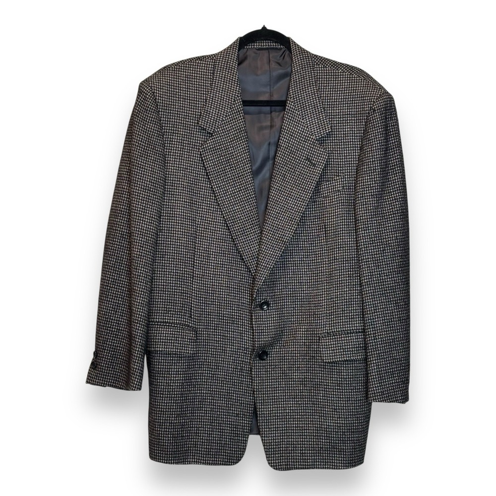 Canali‎ Proposta Brown Wool Silk Sport Coat Blazer Size 50R
